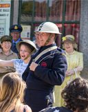 Living history event banner