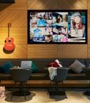 Moxy York communal work and social space