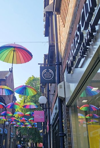 Rainbow brollywalk landscape