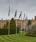Royal York Hotel garden view w flags 881112645