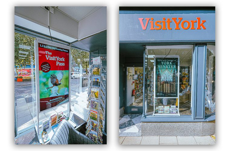 Visitor Information Centre digital screens