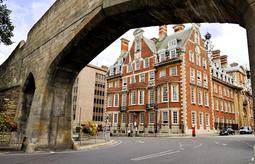 The Grand framed by York Wall 410824357